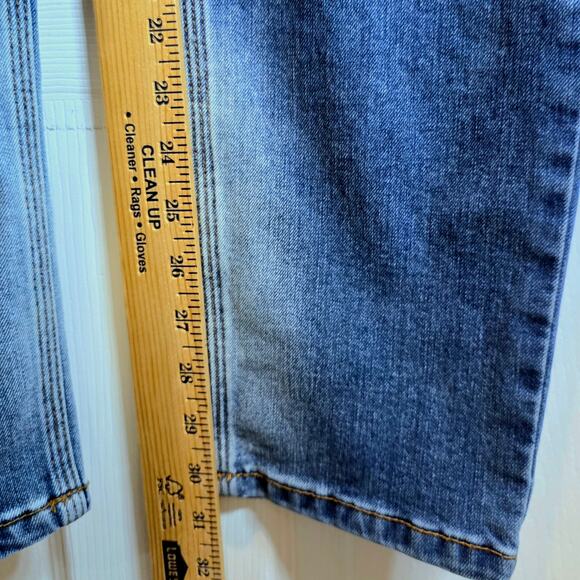 Gramicci Blue Jeans Slim Straight Leg Womens Sz 31 12-14 Medium Wash - Picture 10 of 11